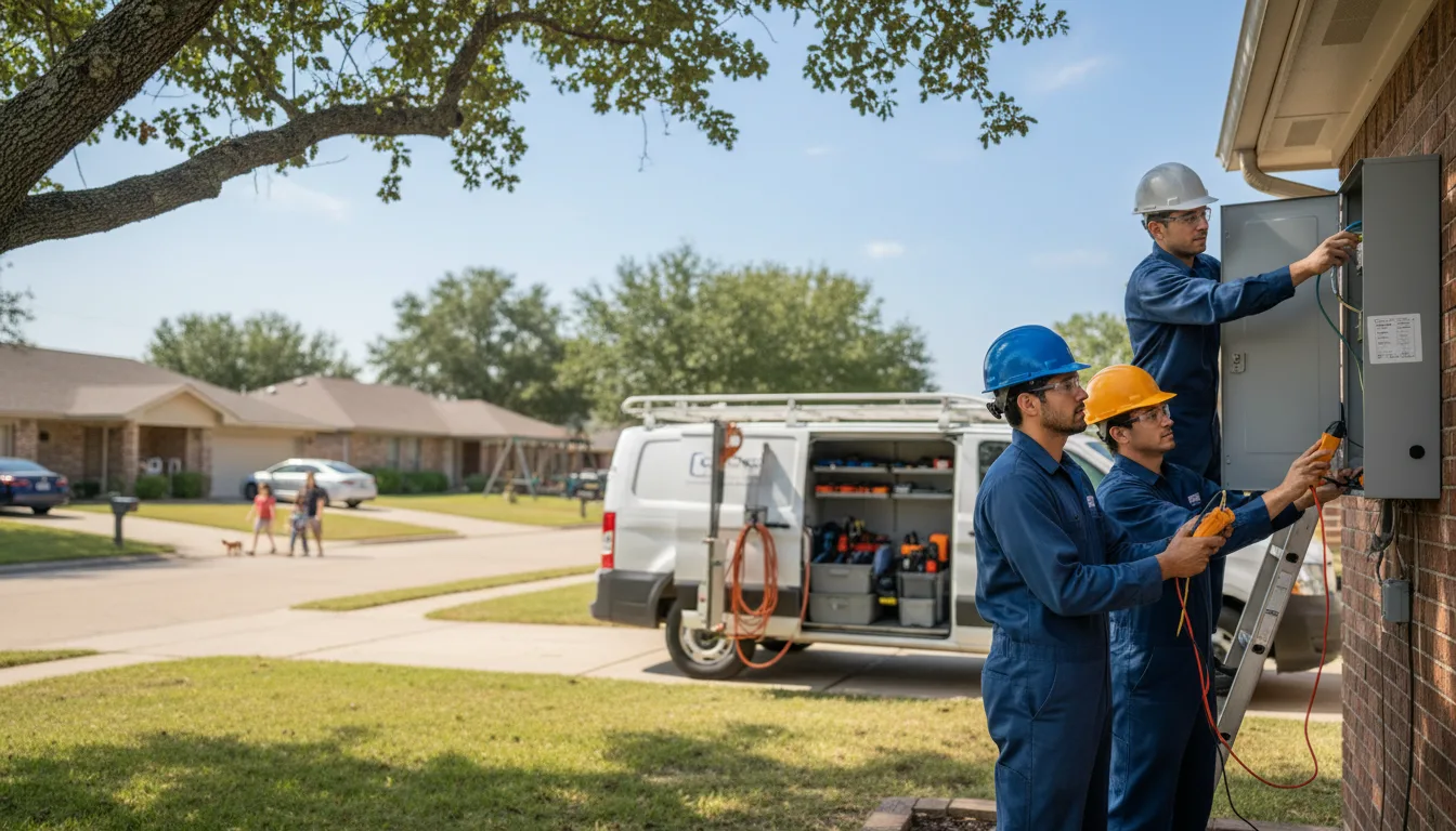 Certified electrician providing emergency electrical services in Belden, NE
